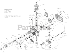 Cub Cadet PRO HW 300 348 (55RI6HNS050) - Cub Cadet Walk-Behind Mower (2022) Transmission (RH)