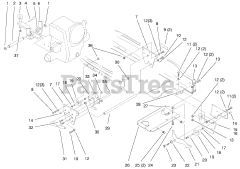 Toro 73471 (518 xi) - Toro Garden Tractor (SN: 000000001 - 000999999) (2000) Attach-A-Matic Hitch Assembly