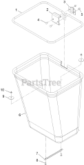 Exmark LZUV2B - Exmark Ultra Vac Twin Bagger for Lazer Z Mower (SN: 413950474 - 416150474) (Rev A) (2023)