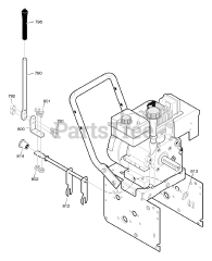 Scotts 624518x31A - Scotts 24" Snow Thrower (2004) Shift Yoke