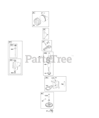 Briggs & Stratton 212902-0117-E1 - Briggs & Stratton Vertical Engine Camshaft, Crankshaft, Lubrication, Piston, Rings, Connecting Rod