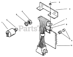 Toro 73420 (416-8) - Toro Garden Tractor (SN: 059000715 - 059999999) (1995) Electrical System