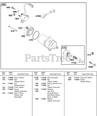 Briggs & Stratton 187437-0113-E1 - Briggs & Stratton Horizontal Engine ELECTRIC STARTER