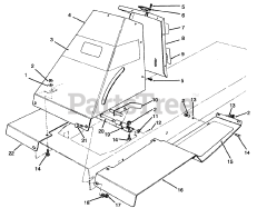 Toro 70141 (12-32) - Toro Rear-Engine Riding Mower (SN: 049000001 - 049999999) (1994)