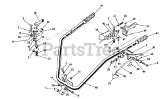 BCS America 710 - BCS America Two-Wheeled Tractor Handlebar (SN: 100000 - 104908)