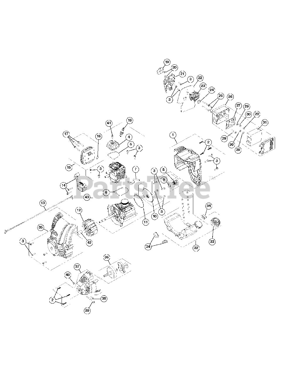TroyBilt TB 146 EC (21AK146G766) TroyBilt Tiller (2012) Engine