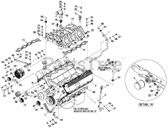 Generac QT08054KVSNA - Generac 80kW Home Standby Generator (SN: 5688357 - 5688357) (2009) Engine Common Parts L/H Side 5.4L Cpl (0F3848)