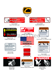 Cub Cadet 59A30046 (59A30046150) - Cub Cadet Power Assist Twin Bagger (2016 & After) Decals