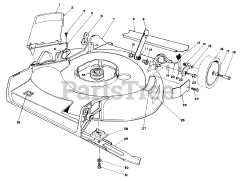 Toro 16299 C - Toro Walk-Behind Mower (SN: 008000001 - 008999999) (1988)