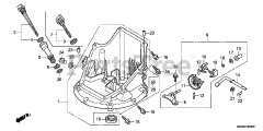 Honda GCV160 LA0 S3L (GJARA) - Honda Engine, Made in USA (SN: GJARA-1000001 - GJARA-9999999) OIL PAN