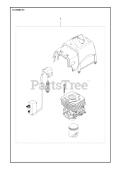 Husqvarna 333 R - Husqvarna String Trimmer (Original) CYLINDER KIT