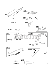 Briggs & Stratton 44N677-0046-B1 - Briggs & Stratton Vertical Engine Controls Group