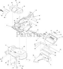Exmark ECX200GKC30000 - Exmark 30" X-Series Walk-Behind Mower, Kohler ECV200 (SN: 417930746 & Above) (Rev B) (2025)