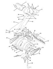 White Outdoor RT-412 (21AA412A090) - White Outdoor Roto Boss Rear-Tine Tiller (2008)
