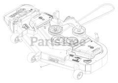 ぱぱさん専用　Mana Diagram Exmark PNS651KA483 - Exmark 48