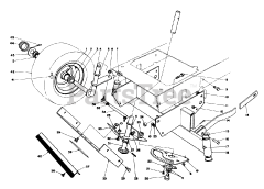 Toro 56150 (8-32) - Toro Professional Rear-Engine Riding Mower (SN: 007000001 - 007999999) (1987) Front Axle Assembly