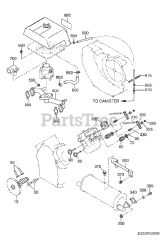 Subaru Robin RGV12K63151 - Subaru Robin Generator 301 Intake &amp; Exhaust