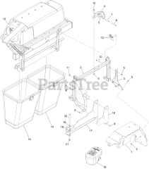 Exmark 146-1458 - Exmark 2 Bag Collection System (SN: 417930746 & Above) (Rev A) (2025)