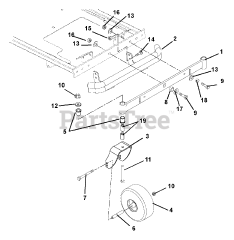 Ariens 915318 (1744) - Ariens Zoom 44" Zero-Turn Mower, 15hp Kawasaki (SN: 025000 & Above) Front Axle, And Bumper