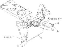 MTD 13AL795S004 - MTD Gold Lawn Tractor (2016)
