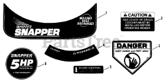 Snapper NR 20500 (80830) - Snapper 20" Walk-Behind Mower, 5hp