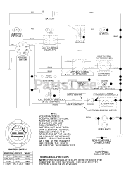Poulan 271490 - Poulan Lawn Tractor (2002) Schematic