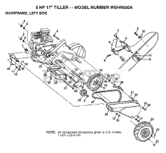 Weed Eater WEH R500 A - Weed Eater Tiller