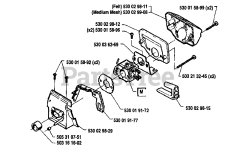 Husqvarna 41 - Husqvarna Chainsaw (1991-06) Air Filter/Carburetor