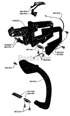 Husqvarna 40 - Husqvarna Chainsaw (1990-06) Handle Assembly