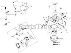 Cub Cadet 1541 (141-651-100) - Cub Cadet Garden Tractor (SN: 800000 - 816508) Carburetor
