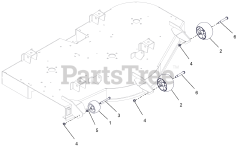 Gravely 915250 (ZTX 52) - Gravely 52" Zero-Turn Mower, 24hp Kohler (SN: 085000 & Above)