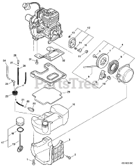 Echo SRM-410 U - Echo Brush Cutter (SN: S05704001001 - S05704999999)