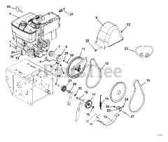 Ariens 926304 (11528 LE) - Ariens 28" Snow Blower, 11.5hp Tecumseh (SN: 000101 - 000338)