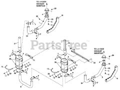 Generac QT08054KVNNA - Generac 80kW Home Standby Generator (SN: 4951145 - 4951145) (2008) Muffler 5.4L/6.8L CPL Exhaust C5 (0F2969)