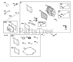 Briggs & Stratton 125P05-0064-01 - Briggs & Stratton Vertical Engine Cylinder Head Group