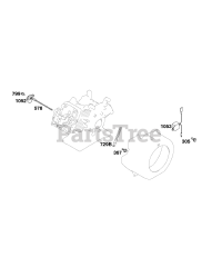 Briggs & Stratton 118432-0124-E1 - Briggs & Stratton Horizontal Engine Oil Sensor Group