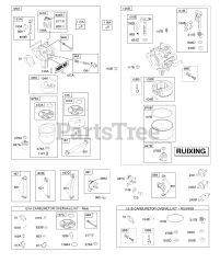Briggs & Stratton 31Q677-0116-G1 - Briggs & Stratton Vertical Engine CARBURETOR, FUEL SUPPLY, KIT - CARBURETOR OVERHAUL