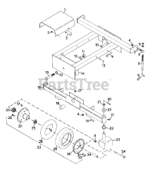 Gravely 885039 - Gravely 50" Deck for 2-Wheel Tractor (SN: 000101 & Above)
