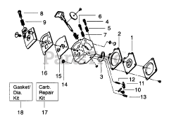 Weed Eater GTI 19 - Weed Eater String Trimmer CARBURETOR WA-199
