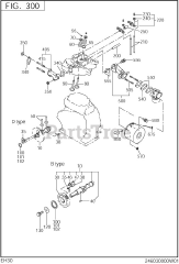 Subaru Robin EH300B00510 (EH30) - Subaru Robin Engine 300 Intake &amp; Exhaust