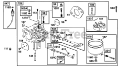 Briggs & Stratton 290777-0108-01 - Briggs & Stratton Vertical Engine Carburetor Assy,