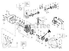 Weed Eater FL Plus - Weed Eater Featherlite String Trimmer, Type 1 Engine Assembly