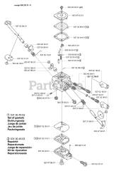 Husqvarna 325 EX - Husqvarna Handheld Edger, E-TECH 2 (2001-01) Carburetor Parts