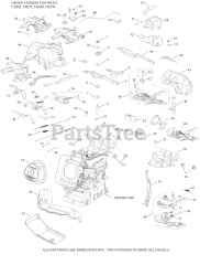 Kohler CH255-3158 - Kohler Command PRO Twin Engine, Basic Version, 5.5hp, 4kW 09 Engine Controls