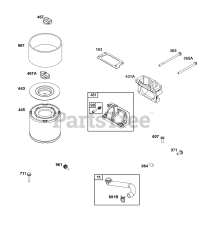 Briggs & Stratton 386447-3328-H5 - Briggs & Stratton Horizontal Engine