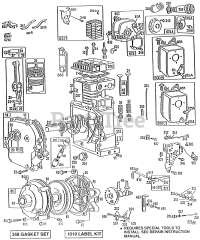 Briggs & Stratton 170412-2144-01 - Briggs & Stratton Horizontal Engine