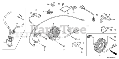 Honda GX390 UT2 QA2 (GCBCT) - Honda Engine, Made in Thailand (SN: GCBCT-1000001 - GCBCT-9999999) IGNITION COIL (2)