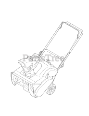 White Outdoor SB-221 (31AS235-790) - White Outdoor Snow Boss 21" Snow Thrower (2007)