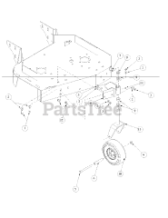 Cub Cadet G 1548 (55AE232S150) - Cub Cadet Walk-Behind Mower Caster Assembly