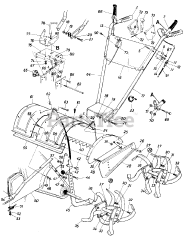 ServiStar 15337 (218-405-105) - ServiStar Tiller (1988) (American Hardware)